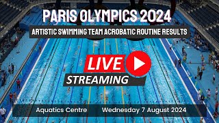 Artistic Swimming Olympics Live Streaming amp Updates  Paris Olympics 2024 [upl. by Notserc]