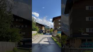 🇨🇭Wengen Swiss car free village 🇨🇭swiss youtubeshorts [upl. by Jarrad]