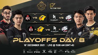 ENGLISH M3 Playoffs Day 8  MLBB World Championship 2021  Singapore [upl. by Reivilo384]