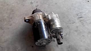 SKODA FABIA 12 HOW TO CHANGE STARTER MOTOR [upl. by Revolc]