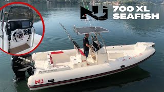 Bateau de pêche en mer Nuova Jolly NJ 700XL SEAFISH Trolling [upl. by Eerbua401]