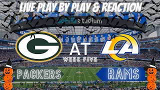 🔴 Packers vs Rams LIVE PLAY BY PLAY amp REACTION [upl. by Ainslie27]