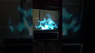 Halloween 2024 Ghost Surprise Scare Projected On A Fog Machine hologram halloween ghost [upl. by Tymon]