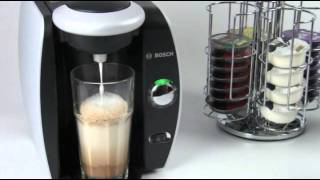 How To Make a Latte with Tassimo T Discs and Milk Frother [upl. by Htrow]