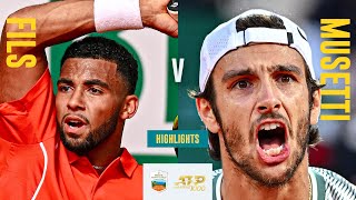 Arthur Fils vs Lorenzo Musetti Highlights  Rolex Monte Carlo Masters 2024 [upl. by Yhtir]