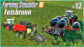 FS19  Felsbrunn  12 Pacas plastificadasensilaje Gameplay PC [upl. by Nerha]