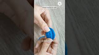 🌹Crochet Rose Keychain Free pattern Tutorial on YouTube shorts crochet [upl. by Maier562]