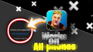 How To Install Fortnite on Incompatible Devices [upl. by Marozas30]