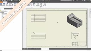 Inventor 101 Detail Part Drawings from 3D CAD [upl. by Stilla423]