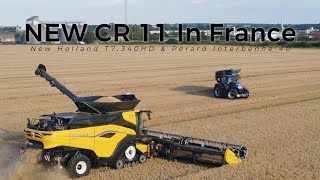 XXL HARVEST  NEW HOLLAND CR11 amp MACDON 15 METRES [upl. by Suiravat]