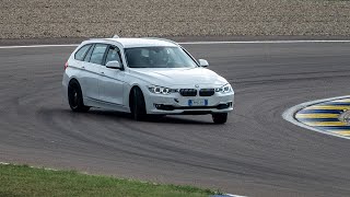 BMW 330d F31 Autodromo di Modena 07092024 powerslides and fun [upl. by Ellissa]