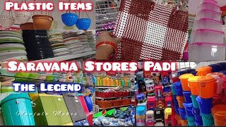 Padi Saravana Stores The Legend  8th Floor Plastic Items  Home Need Plastics  Chennai Shopping [upl. by Alamac]