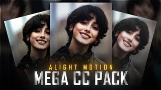 Alight Motion MEGA CC PACK 💀🔥  CC Presets  XML  Alight Motion  Rajj Editz [upl. by Antony]