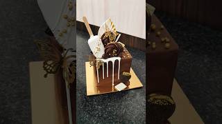 chocolate cube cake decoration ideas cakedecorating youtubeshorts shots viral [upl. by Nilram]