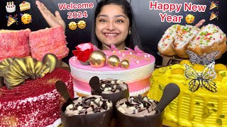 LAST VIDEO OF 2023 ❤️ ADVANCED HAPPY NEW YEAR TO YOU ALL 🎉 DHAMAKEDAR CAKE PARTY 🍰 🧁 🎂 [upl. by Akemihs]