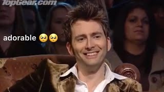 david tennant being adorable for about 3 minutes straight [upl. by Adanama849]