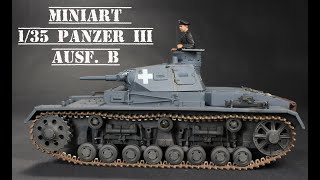 Miniart 135 Panzer III AusfB Post Build Review [upl. by Kabab]