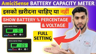 AmiciSence Battery Capacity Meter For Lead Acid amp lithium battery’s  How To Check Battery Capacity [upl. by Bogart]