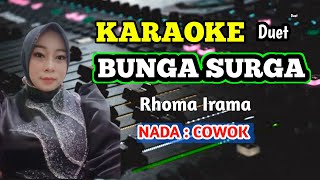 Bunga Surga Karaoke  Rhoma irama  Ida Royani  tanpa vocal cowok [upl. by Damaris]