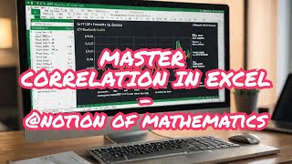 Excel Correlation How to Tell If Your Data is Related [upl. by Belvia526]