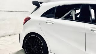 MERCEDES A45 AMG  ROLL CAGE INSTALLATION  SW MOTORSPORTS [upl. by Brandtr]