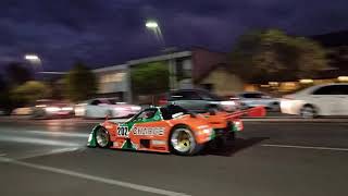 Mazda 767B Driving on City Streets  Adelaide Motorsport Festival 2024 [upl. by Ellered]