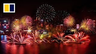 WATCH LIVE Hong Kong rings in the new year [upl. by Wernick299]