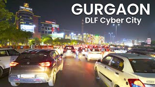 4K HDR Drive in DLF Cyber City Gurgaon Gurugram  India [upl. by Binky]