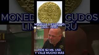 PIDE 2 MIL DÓLARES MONEDA ORO 8 ESCUDOS💲 EL EXPERTO LA REVISA y SORPRESA VALE MUCHO MÁS 💲💲 pawnshop [upl. by Ennywg]