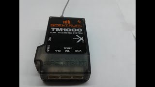 SPEKTRUM TM1000 TELEMETRY MODULE EXPLAINED RC AIRPLANE SETUP SEE BATT VOLTS RPM TEMP XBUS AND MORE [upl. by Lama]