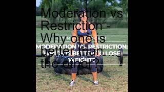 𝙁𝙄𝙏𝙈𝘼𝙈𝘼 TRAINING  Moderation vs Restriction  Why one is better than the other [upl. by Yllim]