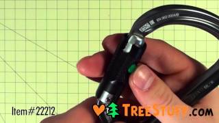 Petzl WILLIAM HFrame Ball Lock Carabiner  TreeStuffcom 360 View [upl. by Ydnirb275]