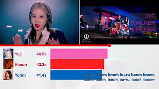 3YE 써드아이  STALKER  Line Distribution [upl. by Selim420]