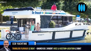 vedette fluviale  Gagner de largent avec la GestionLocation LE BOAT [upl. by Anahcra]