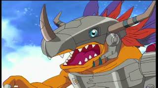 Digimon Season 1  Metalgreymon vs Etemon [upl. by Ainsley921]