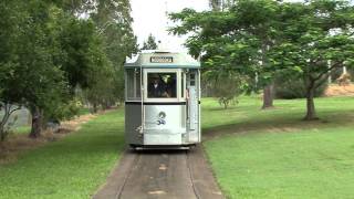 Dropcentre Tram at the Brisbane Tramway Museum [upl. by Ajile]