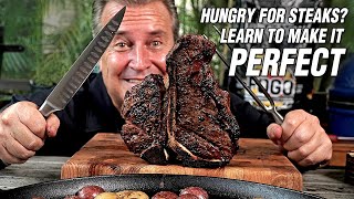 The KING of Steaks  How to Cook a Porterhouse Steak The RIGHT Way On the Big Green Egg [upl. by Ylas]