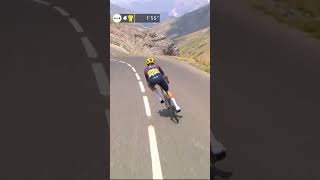 Is it 𝙢𝙚𝙨𝙢𝙚𝙧𝙞𝙨𝙞𝙣𝙜 or 𝙩𝙚𝙧𝙧𝙞𝙛𝙮𝙞𝙣𝙜 watching Tom Pidcock descending cycling TourDeFrance [upl. by Annahsed635]