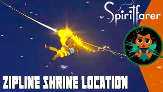 Where to Unlock Zipline Abillity Spiritfarer  Spiritfarer Guide  Shrine Location [upl. by Ahkos]