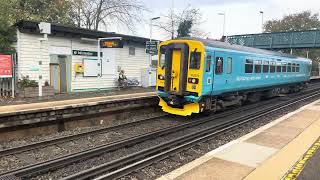 153376 2Q30 Barnham Up Sidings to Barnham Up Sidings  Salfords Surrey 29th October 2024 [upl. by Cristian467]