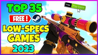 TOP 35 Free Low Specs PC Games released in 2023🔥4GB RAM No Graphics Card Needed [upl. by Blanch770]