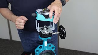 How to install a limit switch box on a gearbox [upl. by Ayikin]