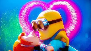 Minion Loves Lucy Scene  DESPICABLE ME 2 2013 Movie CLIP HD [upl. by Aikemit]