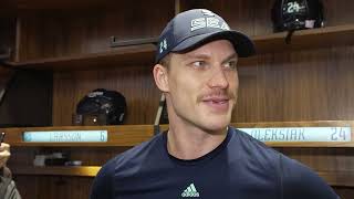 Kraken Sound Jamie Oleksiak  Nov 23 2022 Postgame [upl. by Gittle256]