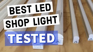 Best LED Light for your Garage or Workshop 8 Lights reviewed headtohead and handson [upl. by Katya]