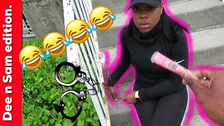 HANDCUFFED MY GIRLFRIEND PRANK HALIRIOUS DEE amp SAM [upl. by Lange]