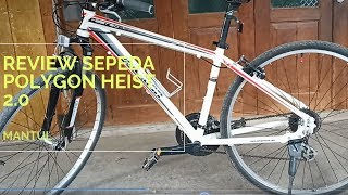 Review Sepeda Polygon Heist 20  Pit Hybrid Keren [upl. by Skcirdnek826]