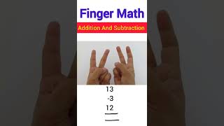 Mastering finger abacusEasiest and Fastest way Addition and Subtraction abacus math shorts [upl. by Nrubua]