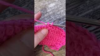 Making an Extended Single Crochet Stitch [upl. by Sonafets122]