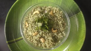 PUDINA RICE Recipe😋How to do MINT RICE l Kids Lunch box Recipe ll No Masala l No Ghee l Tasty 👌😋👉 [upl. by Lindner]